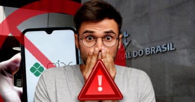 Banco Central emite anúncio oficial sobre ações que causam o bloqueio do PIX (Foto Reprodução/Montagem/Tv Foco/Lennita/Canva/BC)