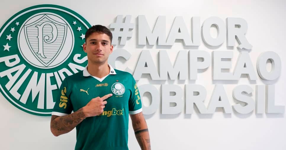 Emiliano é o terceira contratação do Verdão na temporada (Foto: Fabio Menotti/Palmeiras/by Canon)