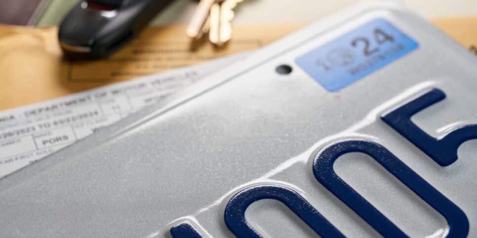 Placa de carro (Foto: Canva)