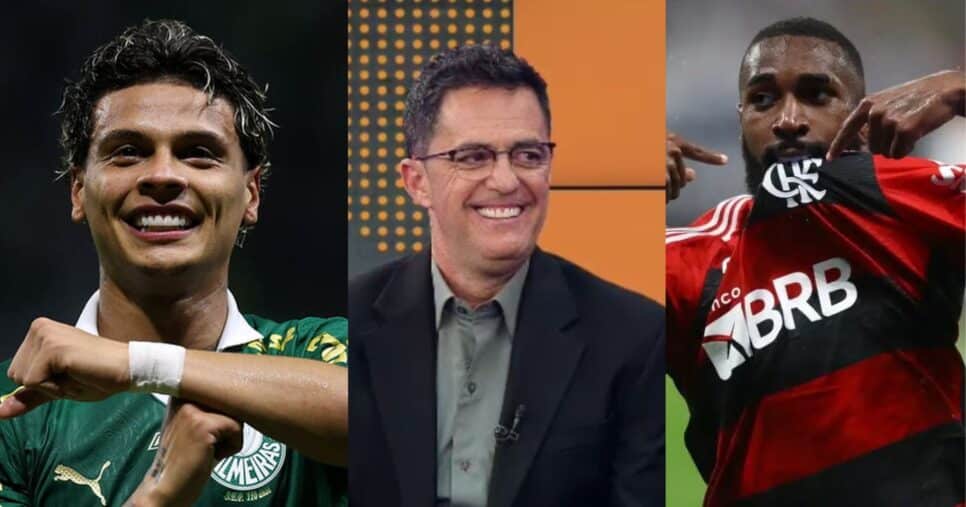 Richard Ríos, Fernandinho Fernandes e Gerson (Reprodução - Internet)