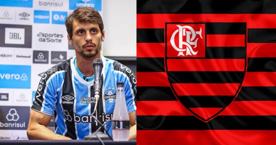 Rodrigo Caio e Flamengo - Foto Reprodução Internet