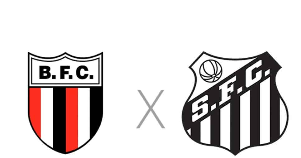 Santos X Botafogo-SP (Foto: Reprodução)