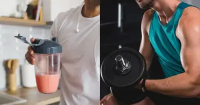 Melhor que creatina: Shake mais potente com 4 ingredientes populares duplica força dos homens na academia
