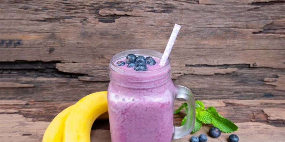 Shake de Mirtilo com Banana (Foto Reprodução/NGC)