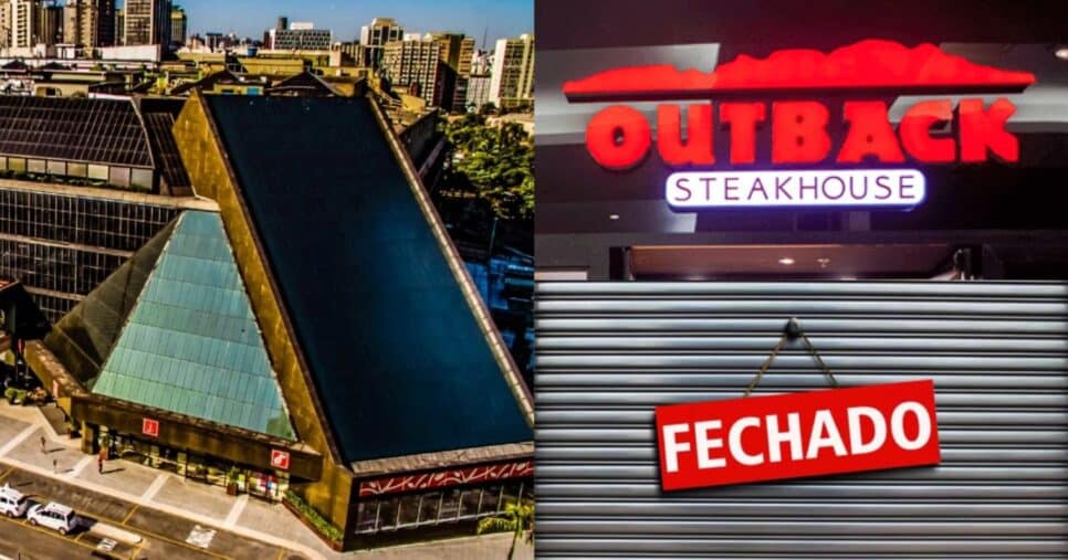 Shopping Eldorado, Outback e loja fechada (Fotos: Reproduções / Internet / site oficial / Canva)
