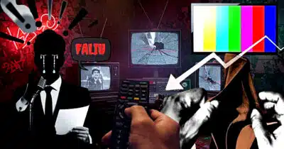 Duas grandes emissoras de TV enfrentaram o colapso e a falência (Foto Reprodução/Montagem/Lennita/Tv Foco/Canva/Pinterest)