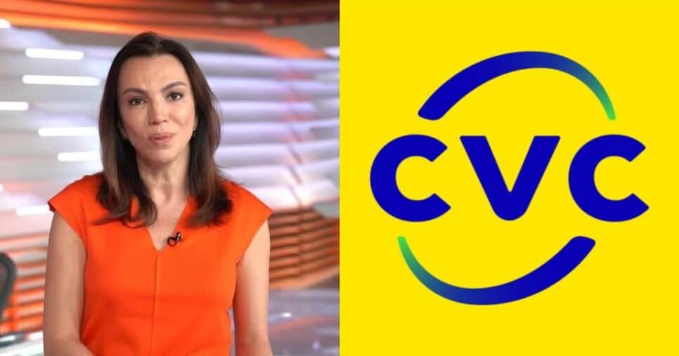 Ana Paula Araújo para Bom Dia Brasil com FIM de rival da CVC (Reprodução/Montagem TV Foco/Canva)