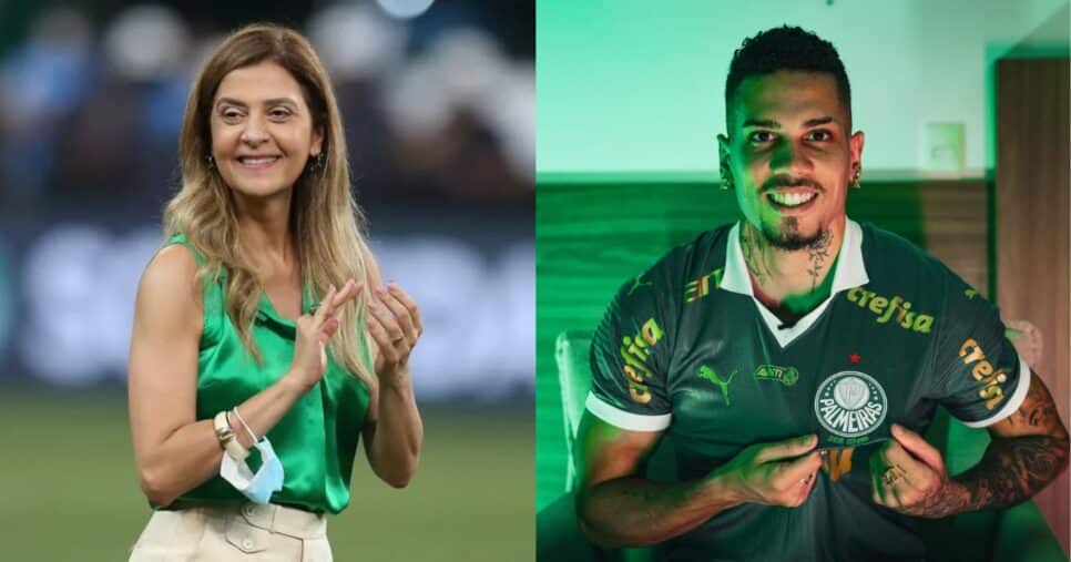 Leila libera PIX no Palmeiras por nova dupla de Paulinho (Reprodução/Montagem TV Foco/Canva)