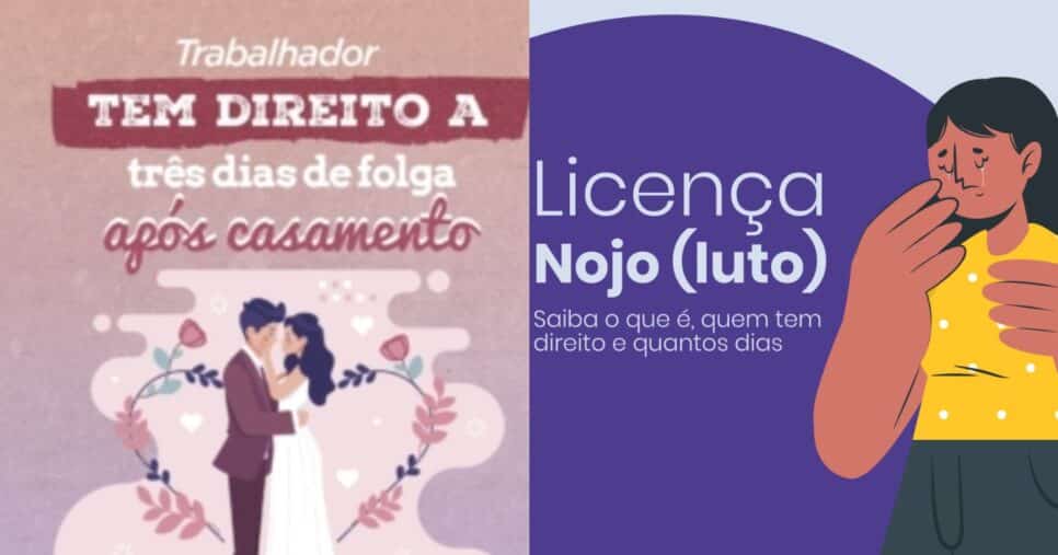 Licença Gala e Licença Nojo (Reprodução/Internet)