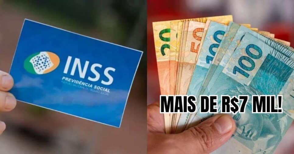 Pagamento do INSS, Mais de 7 mil, é garantido à lista em 2025 (Reprodução/Montagem TV Foco/Canva)