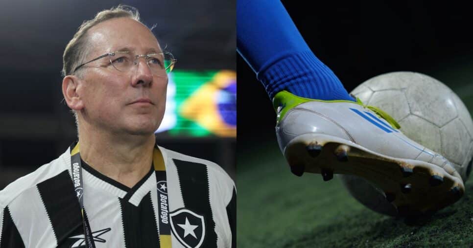 Craque de R$32M está assinando com Botafogo de Textor em 2025 (Reprodução/Montagem TV Foco/Canva/UOL)