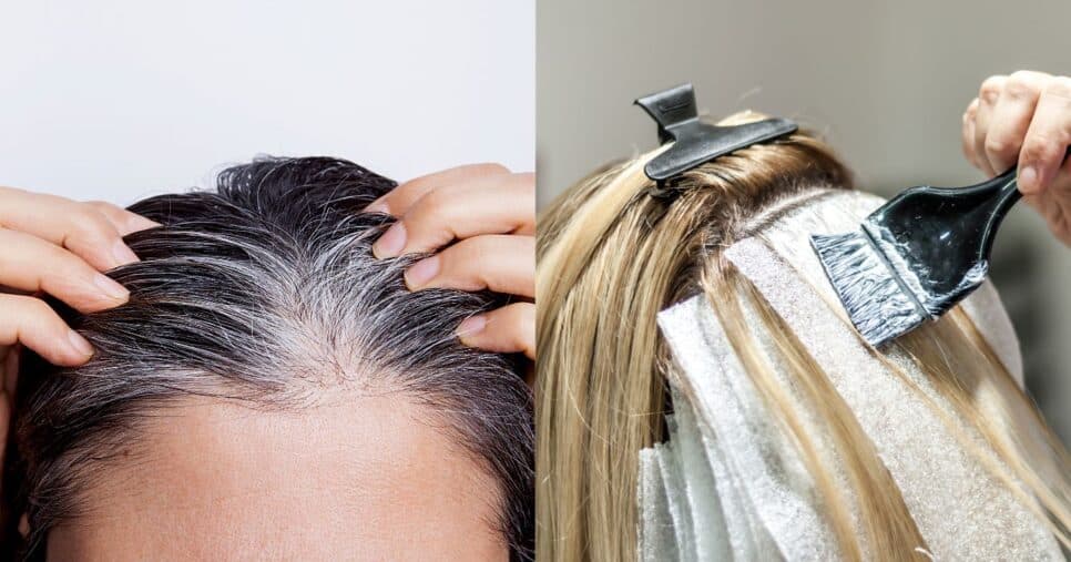 3 luzes para disfarçar o cabelo branco e aumentar autoestima (Reprodução/Montagem TV Foco/Canva)