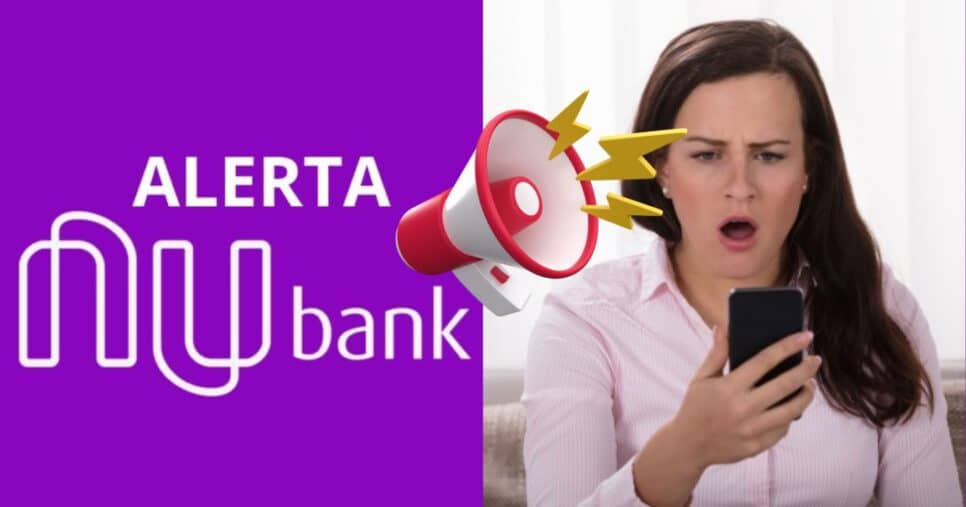 Nubank emite alerta para clientes sobre risco de conta zerada (Reprodução/Montagem TV Foco/Canva/PantherMedia)