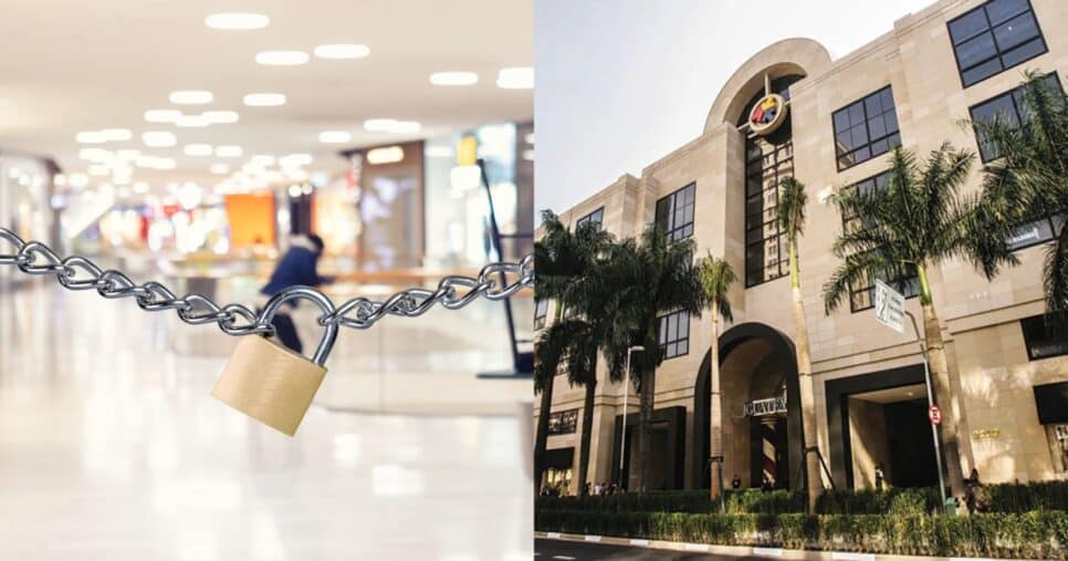 Shopping de SP, popular como Iguatemi, tem portas lacradas (Reprodução/Montagem TV Foco/Canva)