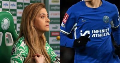 Leila libera PIX por craque do Chelsea pra ir ao Palmeiras (Reprodução/Torcedores/Globo Esporte)