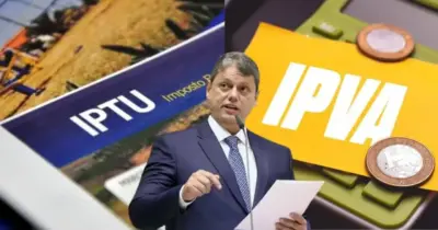 Tarcísio ciente: Lei em vigor em 2025 chega com isenção do IPTU e do IPVA a lista de CPFs em SP