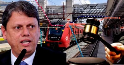 Tarcísio de Freitas dá canetada que afeta linhas importantes da CPTM (Foto Reprodução/Montagem/Lennita/Tv Foco/CPTM/Poder 360)