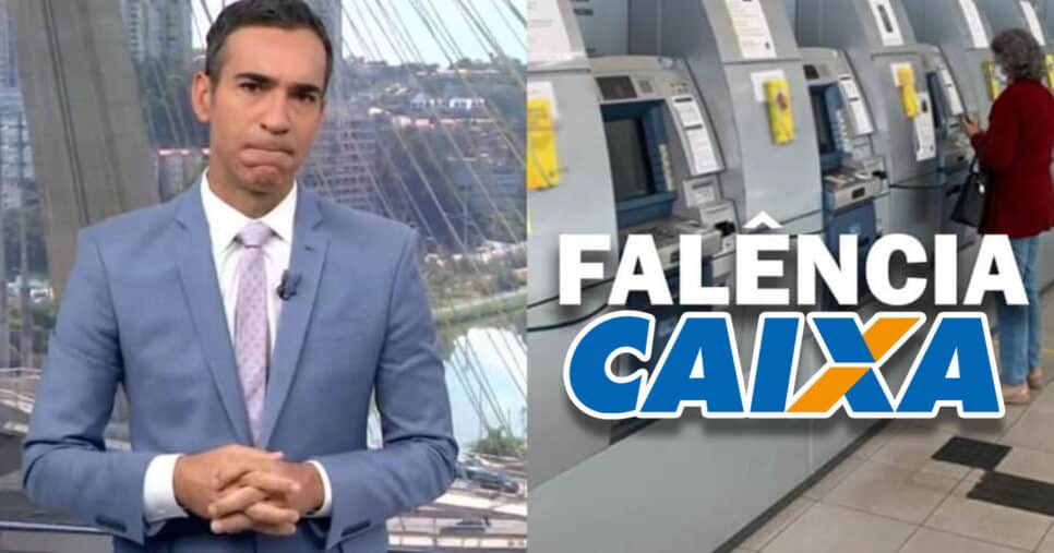 Tralli no JH - Falência de Banco - Caixa (Foto: Reprodução - Globo)