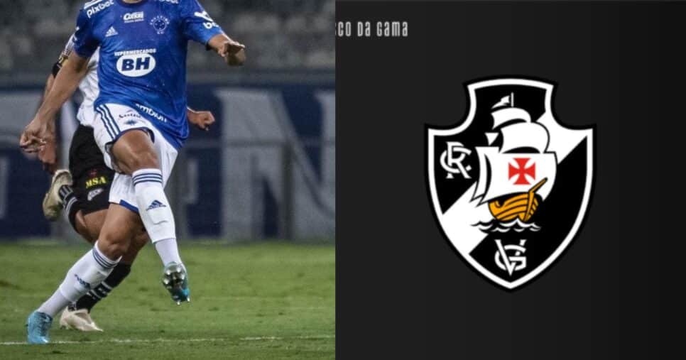 Vasco e Lucas Oliveira no Cruzeiro (Reprodução - Internet)