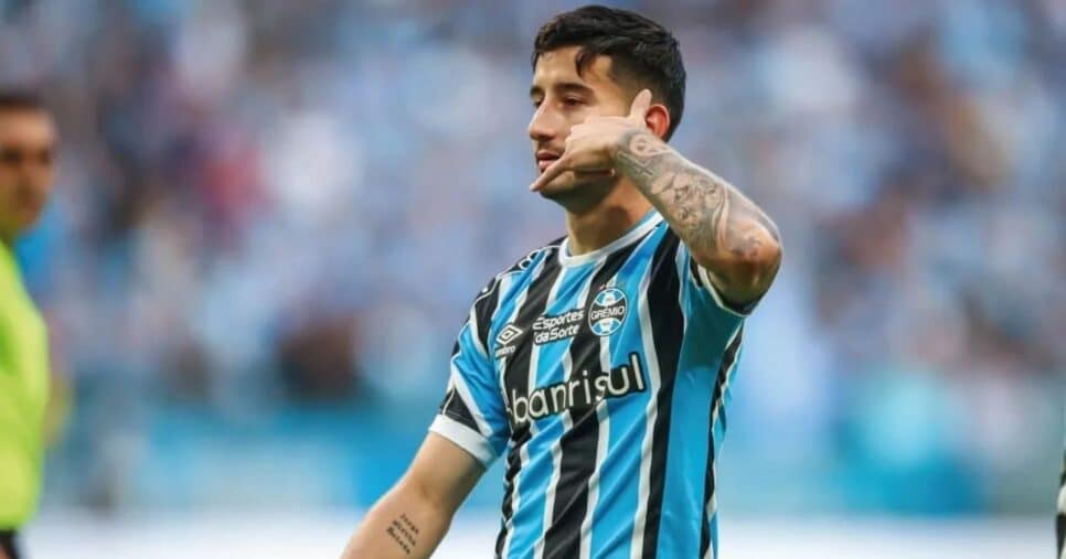 Villasanti no Grêmio (Reprodução - Internet)