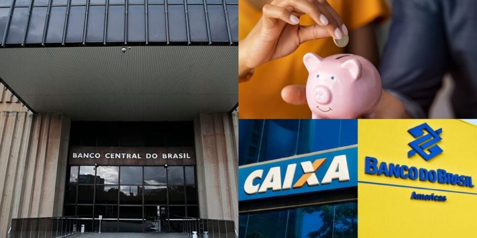 Comunicado do Banco Central com preocupação para a poupança (Reprodução: Montagem TV Foco)