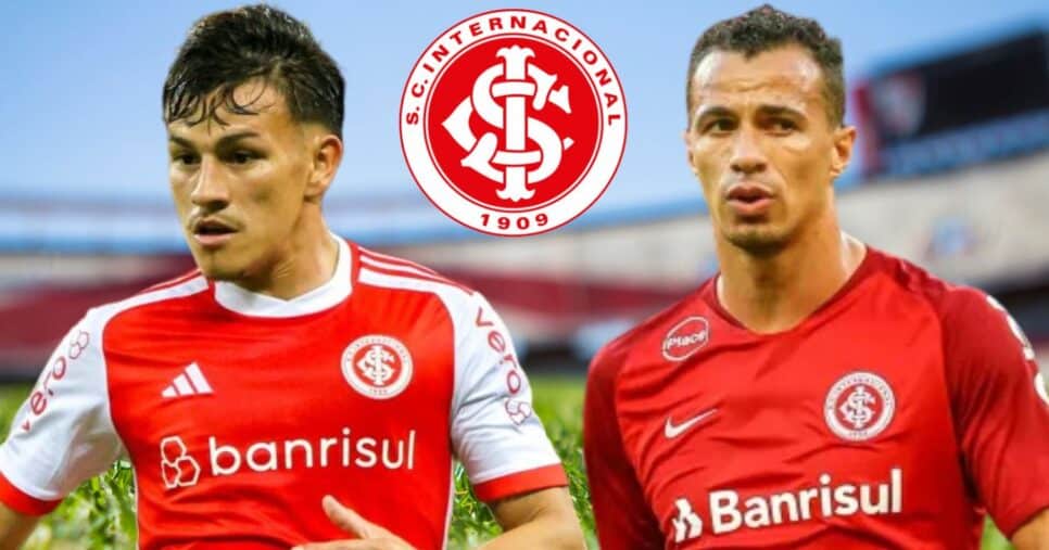 Bernabei e Leandro Damião (Foto: Reprodução / Internacional / Canva / Montagem TV Foco)