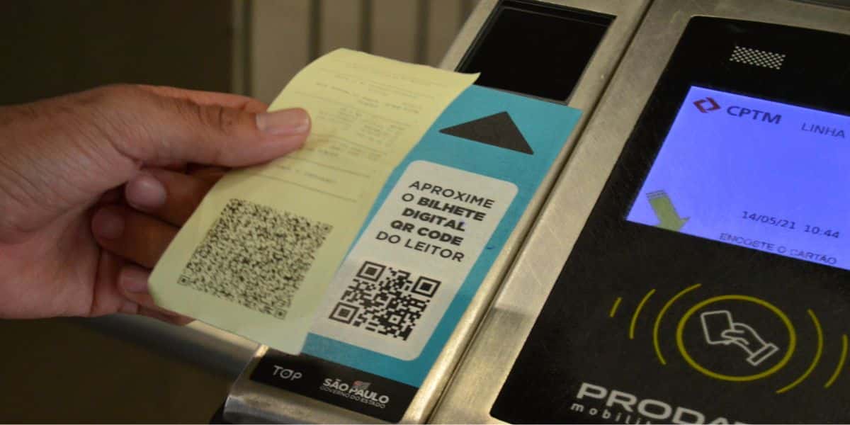 bilhete metrô sp Bilhete pago na hora (Reprodução: Internet)