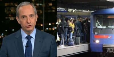 Burnier crava fim de serviço crucial no metrô (Reprodução: Globo)