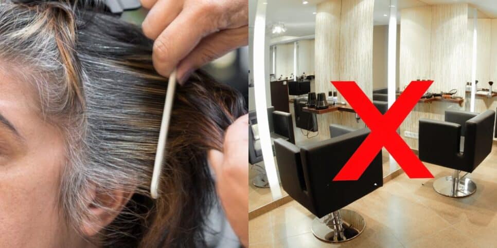 Fim do cabelo branco com receita de dois ingredientes (Reprodução: Montagem TV Foco)