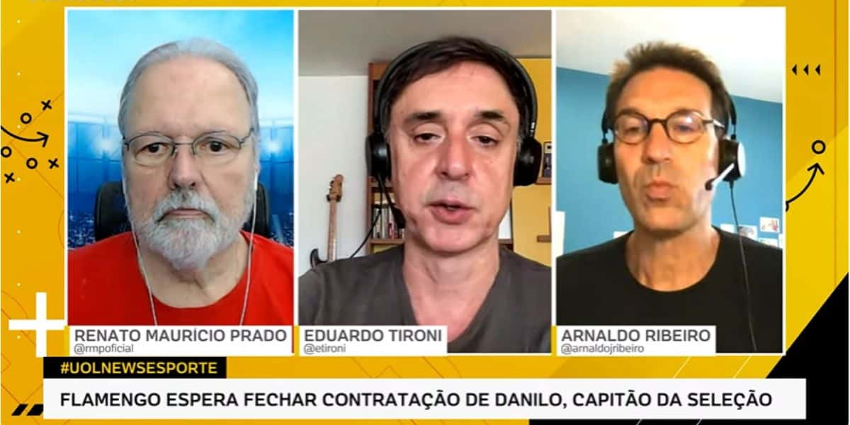Renato Maurício Prado trouxe as informações sobre o atacante (Reprodução: Youtube)