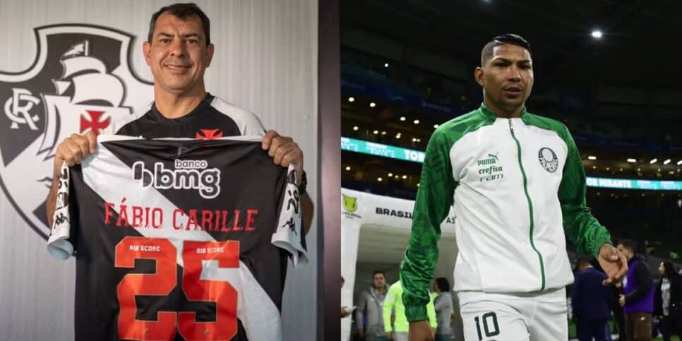 Carille manda buscar Rony ao Vasco (Reprodução: Dikran Sahagian / Marcos Ribolli)