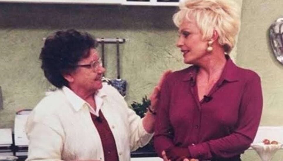 Palmirinha Onofre e Ana Maria Braga, na década de 1990, no Note e Anote (Foto: Reprodução/ Record/ Internet)