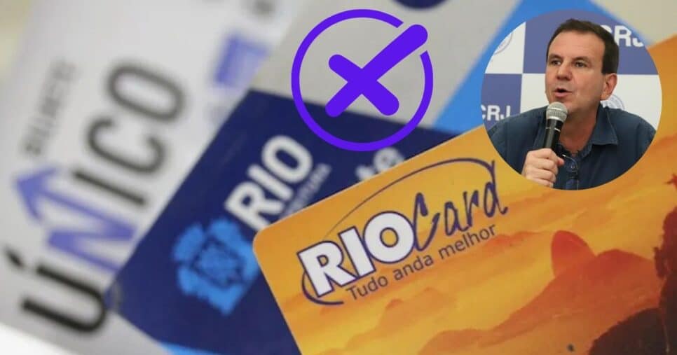 RioCard, Bilhete Único e Eduardo Paes (Foto: Reprodução / Prefeitura do RJ / Canva / Montagem TV Foco)