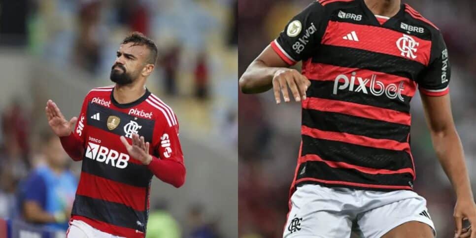 Fabrício Bruno e mais 1 armando saída do Flamengo (Reprodução: André Durão)