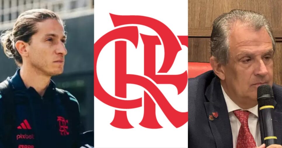 Bap libera barca do adeus no Flamengo e Filipe Luís diz SIM para fim de 5 craques - (Montagem / TV FOCO)