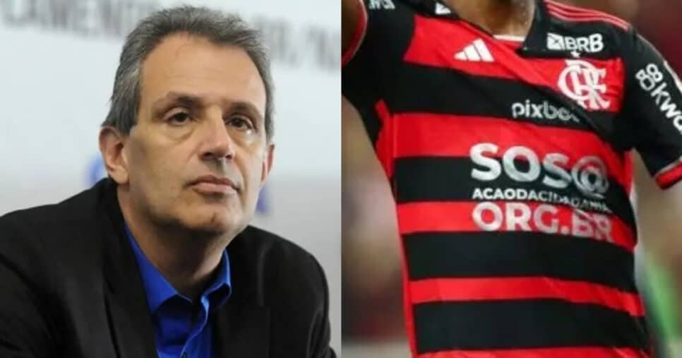R$62M: Bap diz ‘SIM’ para vender craque do Flamengo em 2025 (Foto: Reprodução/Montagem TV Foco)