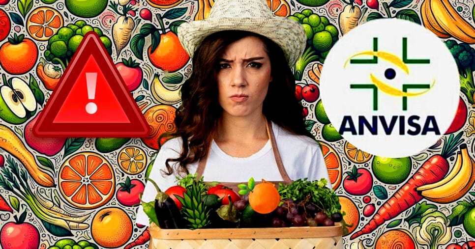 ANVISA emite alerta contra duas frutas extremamente consumidas pelos brasileiros (Foto Reprodução/Montagem/Tv Foco/Lennita/Canva/ANVISA)