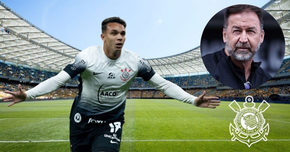 Giovane e Augusto Melo (Foto: Reprodução / Corinthians / Montagem TV Foco)