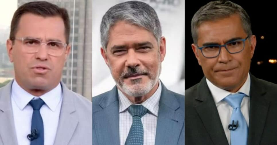 Bocardi, Hélter e +: Bonner tem substituto garantido pela Globo (Foto: Reprodução/Montagem TV Foco)