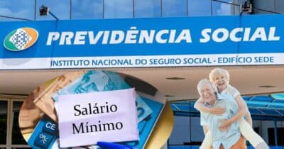 Novo salário mínimo e INSS (Foto: Reprodução / Gov / Canva / Montagem TV Foco)