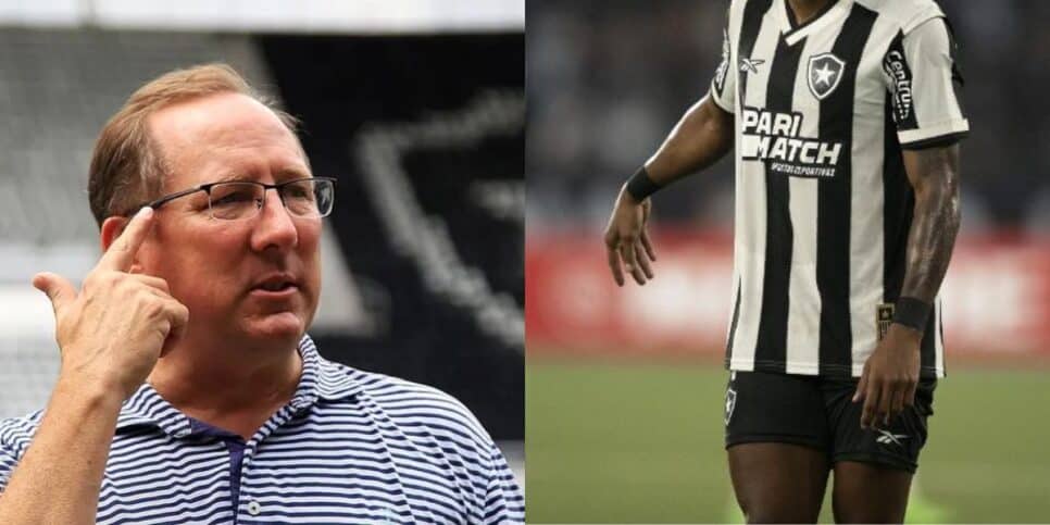 Textor lida com duas viradas no Botafogo com chegadas e saídas (Reprodução: Vitor Silva)
