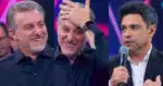 Huck passa mal ao saber sobre cirurgia íntima de Zezé: "Suando" (Foto: Reprodução/Montagem TV Foco)
