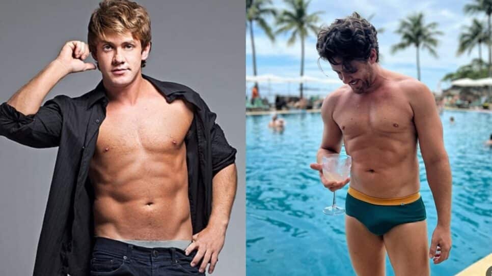 Leonardo Miggiorin em tempos de Malhação e atualmente aos 42 anos (Fotos: Reprodução/ Marcelo Correa/NOVA/ Instagram/ Montagem TV Foco)