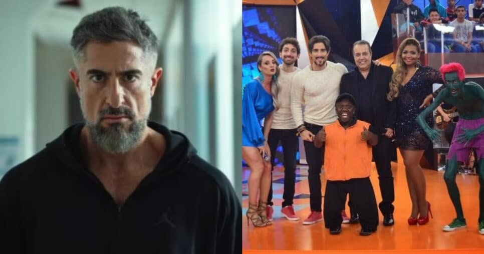 Humorista do Legendários expõe como Marcos Mion o tratava (Foto: Reprodução/Montagem TV Foco)