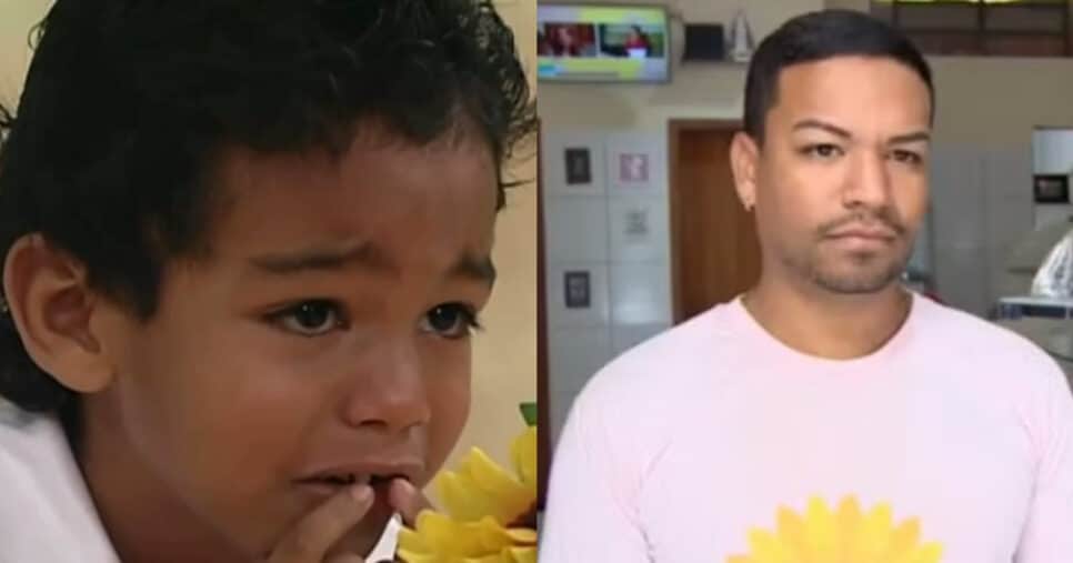 Luís está assim hoje em dia quase 25 anos depois de conhecer Silvio Santos (Foto: Montagem TV Foco)