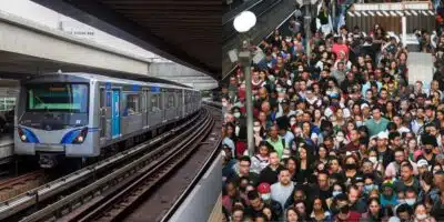 Paralisação em metrô de SP nesta terça (Reprodução: Montagem TV Foco)