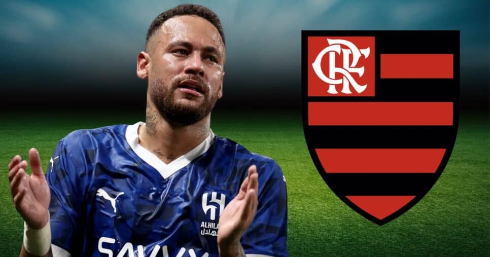 Neymar (Foto: Reprodução / Al-Hilal / Flamengo / Canva / Montagem TV Foco)