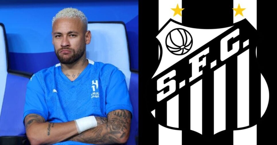 Neymar tem contratação anunciada em rival do Santos - (Montagem / TV FOCO)