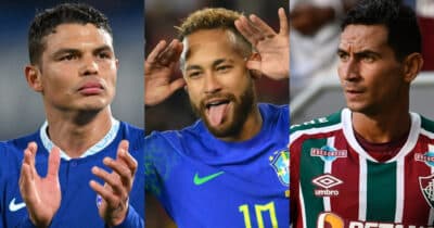 Thiago Silva, Ganso e +: Neymar quer 3 reforços do Fluminense (Foto: Reprodução/Montagem TV Foco)