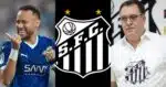 Teixeira, Neymar e Santos (Foto: Reprodução/ Internet)